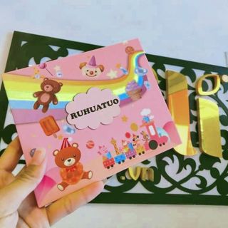 Bảng phấn mắt Ruhuatuo GẤU CẦU VỒNG 20 ô mix lì nhũ