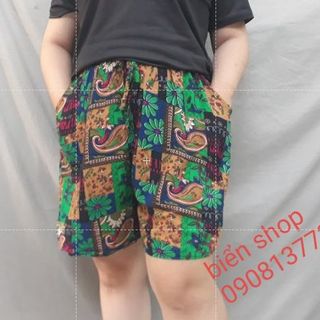 Quần đùi lanh mát mẻ bigsize(size 3:64-80kg) giá sỉ