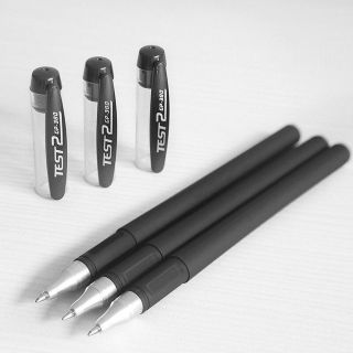 Bút bi viết chữ đẹp ngòi 0.5mm mực Gel có nắp màu mực xanh, đỏ, đen