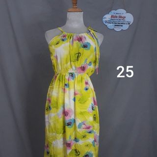 Đầm maxi voan yếm đi biển