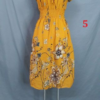 Đầm nơ tay búp lanh thái ngắn