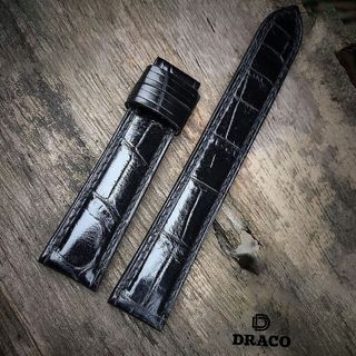 Dây Đồng Hồ - Dây Da Dập Vân Chất Liệu Da Bò Thật - made in Việt Nam