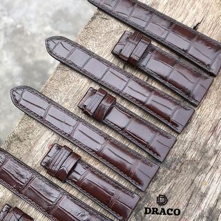 Dây Đồng Hồ - Dây Da Dập Vân Chất Liệu Da Bò Thật - made in Việt Nam