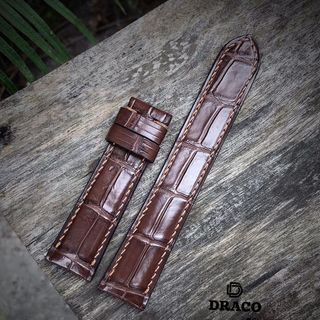 Dây Đồng Hồ - Dây Da Dập Vân Chất Liệu Da Bò Thật - made in Việt Nam