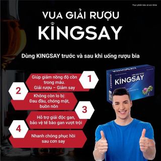 kingsay giải rựu gan khoẻ