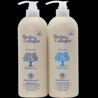 Dầu gội Biotin collagen, dầu gội phục hồi tóc hư tổn và kích thích mọc tóc [Hàng Chính Hãng] 1000ml