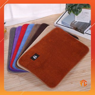 Thảm len chùi chân lau chân phòng ngủ phòng tắm logo bàn chân