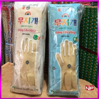 BAO TAY RỬA CHÉN CẦU VỒNG - GĂNG TAY CAO SU HÀN QUỐC