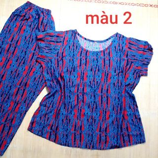 Set mặc nhà bigsize lanh nhung (size 5:70-80kg)