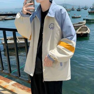 Áo khoác dù in mặt trời nhỏ 2 size L và x