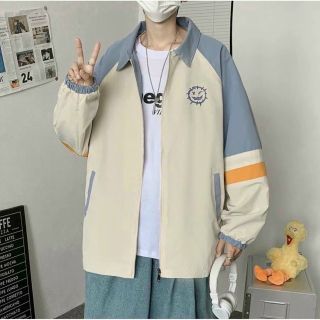 Áo khoác dù in mặt trời nhỏ 2 size L và x
