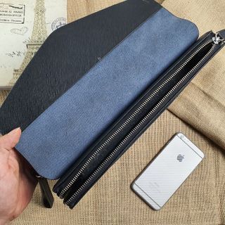 Clutch công sở da bò saffiano cap cấp cực đẹp