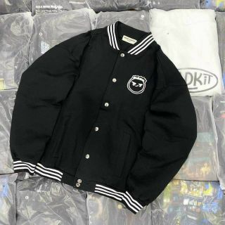 Áo khoác cardigan logo in thời trang dễ thương