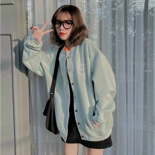 Áo khoác cardigan logo in thời trang dễ thương