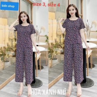 Bộ lửng lanh thái mặc nhà (size 2:45-52kg) giá sỉ