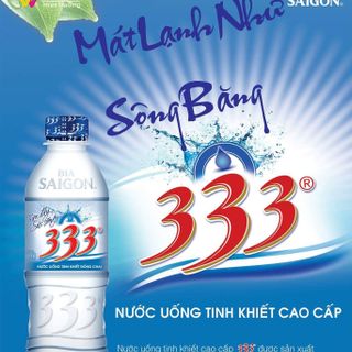 Nước uống đóng chai 333 - 500ml