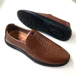 Giày lười nam da bò tản nhiệt