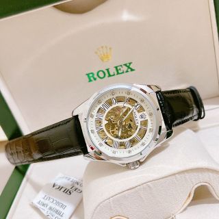 Đồng hồ da rolexxx nam chạy cơ
