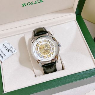 Đồng hồ da rolexxx nam chạy cơ