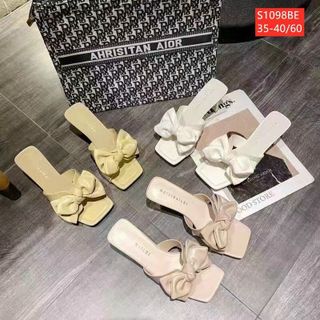 Dép nữ gót vuông kiểu tiểu thư sỉ giá xưởng