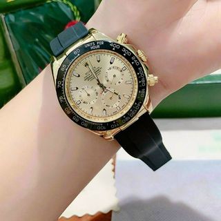 Đồng hồ da rolex03L 6 kim máy pin kim trôi