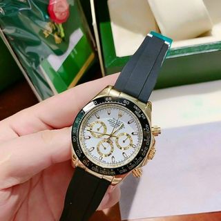 Đồng hồ da rolex03L 6 kim máy pin kim trôi