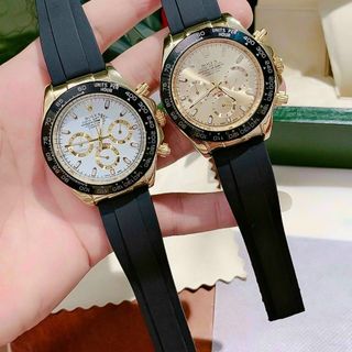 Đồng hồ da rolex03L 6 kim máy pin kim trôi