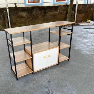 KỆ BẾP, Vi sóng 2 gian, 3 tầng MDF khung sắt