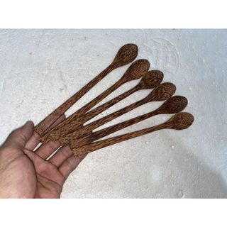 MUỖNG CAFE DÀI - THÌA CÀ PHÊ DÀI LÀM TỪ GỖ DỪA-425