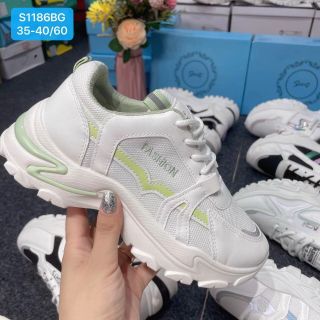 Giày thể thao nữ đế cao hình răng cưa chống trượt sỉ giá rẻ