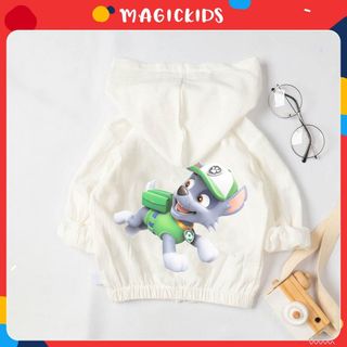 Áo khoác chống nắng tránh gió bụi chất đũi cho bé trai bé gái họa tiết dễ thương Magickids Quần áo trẻ em AO22014 giá sỉ