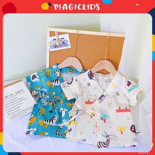 Bộ quần áo mùa hè Yukata cộc tay họa tiết ngộ nghĩnh cho bé BR21001 - MAGICKIDS giá sỉ