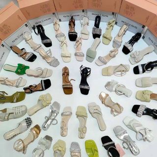 Giày sandal nữ cao gót sỉ giá rẻ giá sỉ