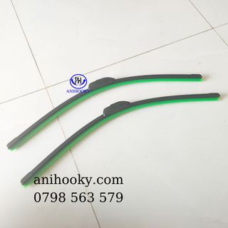 Chổi Gạt mưa xe ô tô sillicon anihooky - gạt sạch - êm - không kêu