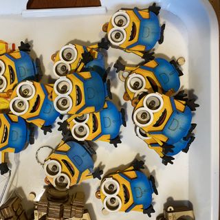Móc Khoá Gỗ Minions (cử động tay)