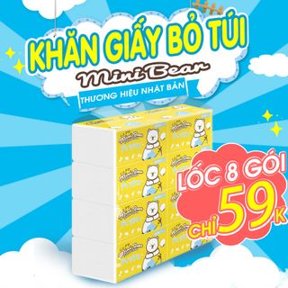 Tìm đại lý phân phối khăn giấy mini bear,chiết khấu cao