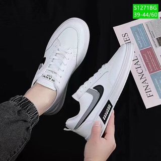 giày thể thao nam thời trang màu trắng