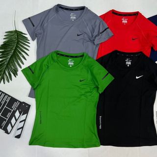 Đồ Thể Thao Áo Thun Nữ Logo Lỗ Kim Thể Thao Siêu Đẹp Giá Sỉ, Chuẩn Hàng Đẹp Chất