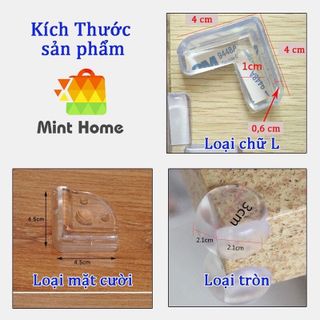 Miếng Bít Góc Bàn Kính Bảo Vệ Cho Bé ,Miếng Bít Góc Bàn An Toàn Cho Bé Yêu