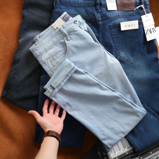 Quần Jean dài, quần dài nam chất co giãn dày dặn xịn sò size từ 50kg-85kg