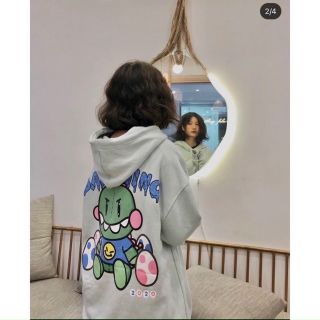 Áo hoodie chống nắng logo in baby dino đẹp