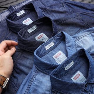 Sơmi jean nam hàng hiệu cao cấp