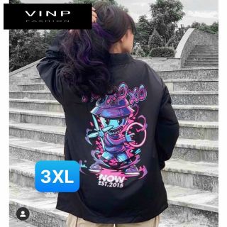 Áo khoác dù có nón in XOXO