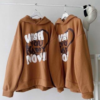 Áo hoodie in wish you happy now form dưới 70kg