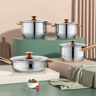 Bộ nồi 4 món inox 304 cc Kaisavilla
