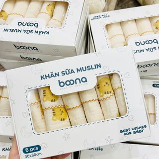Set hợp 6 khăn Boona cho bé - SuuHouse