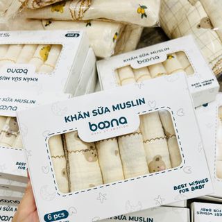 Set hợp 6 khăn Boona cho bé - SuuHouse