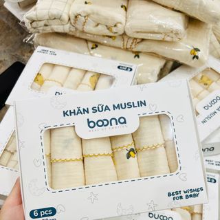 Set hợp 6 khăn Boona cho bé - SuuHouse