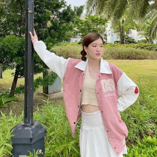Áo khoác nhung thêu logo 09 form dưới 68kg