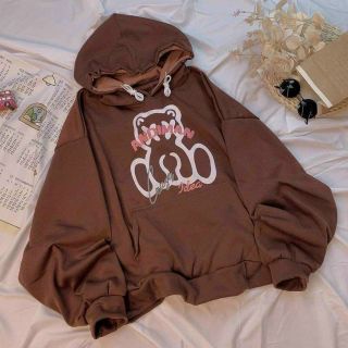Áo hoodie tay phồng in ANDIMAN form dưới 70kg